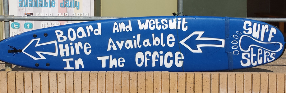 Surf Steps - Bournemouth Surf School - equipment hire